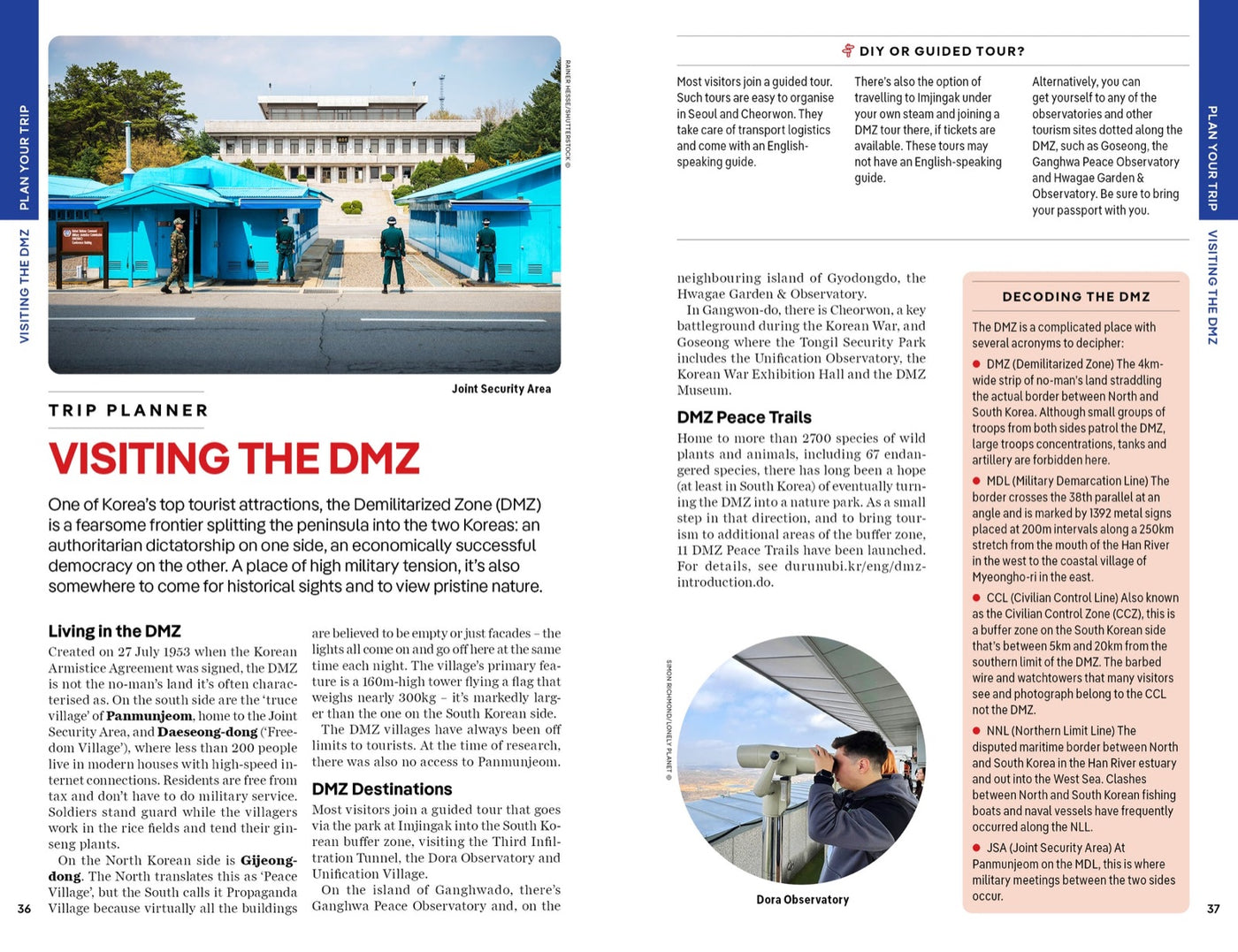 Lonely Planet Korea inside page 8