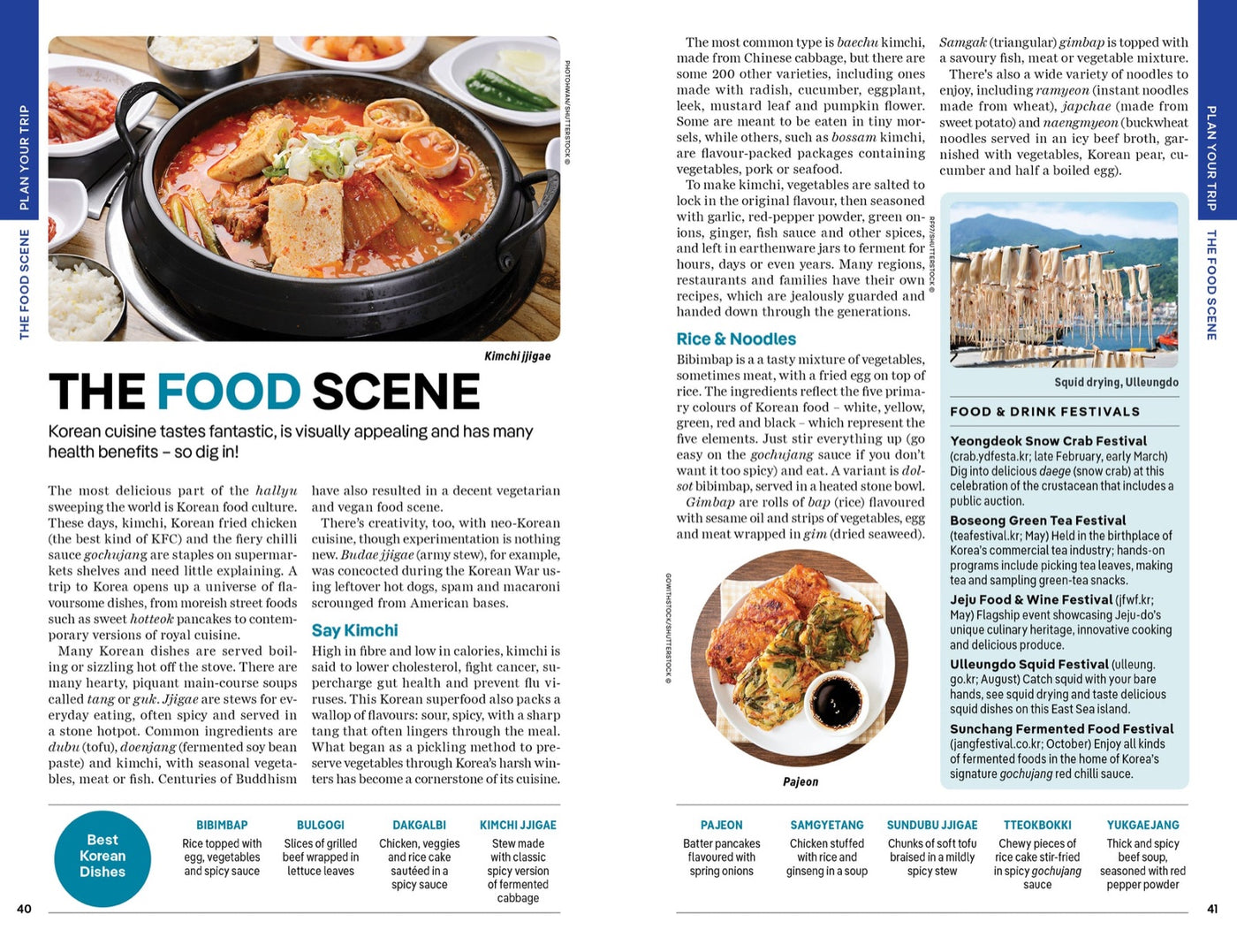 Lonely Planet Korea inside page 9