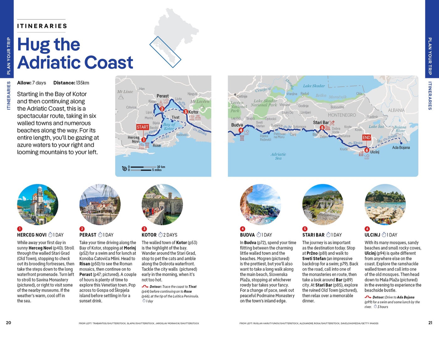 Lonely Planet Montenegro inside page 4