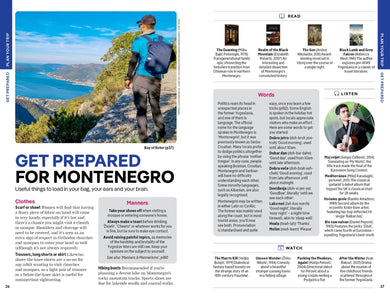 Lonely Planet Montenegro inside page 6