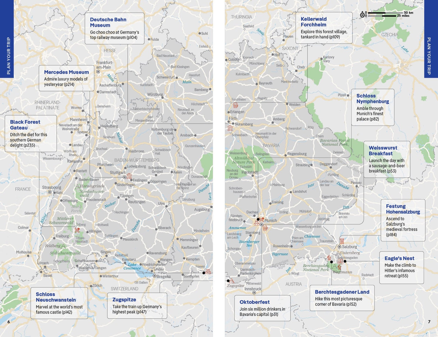 Lonely Planet Munich, Bavaria & the Black Forest inside page 2