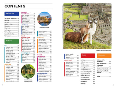 Lonely Planet Peru inside page 1