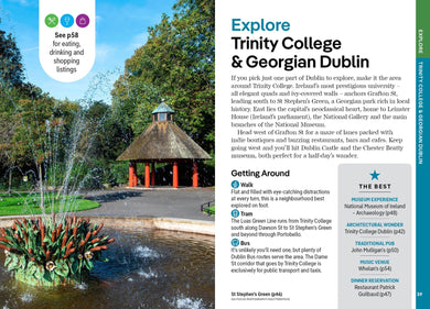 Lonely Planet Pocket Dublin inside page 8
