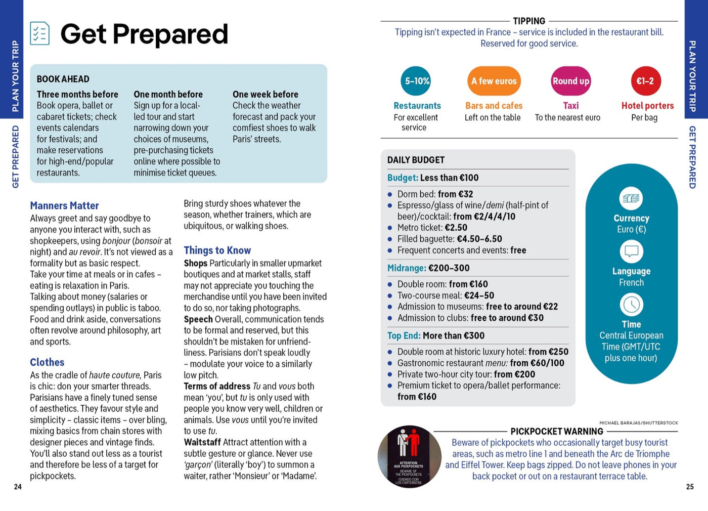 Lonely Planet Pocket Paris inside page 4