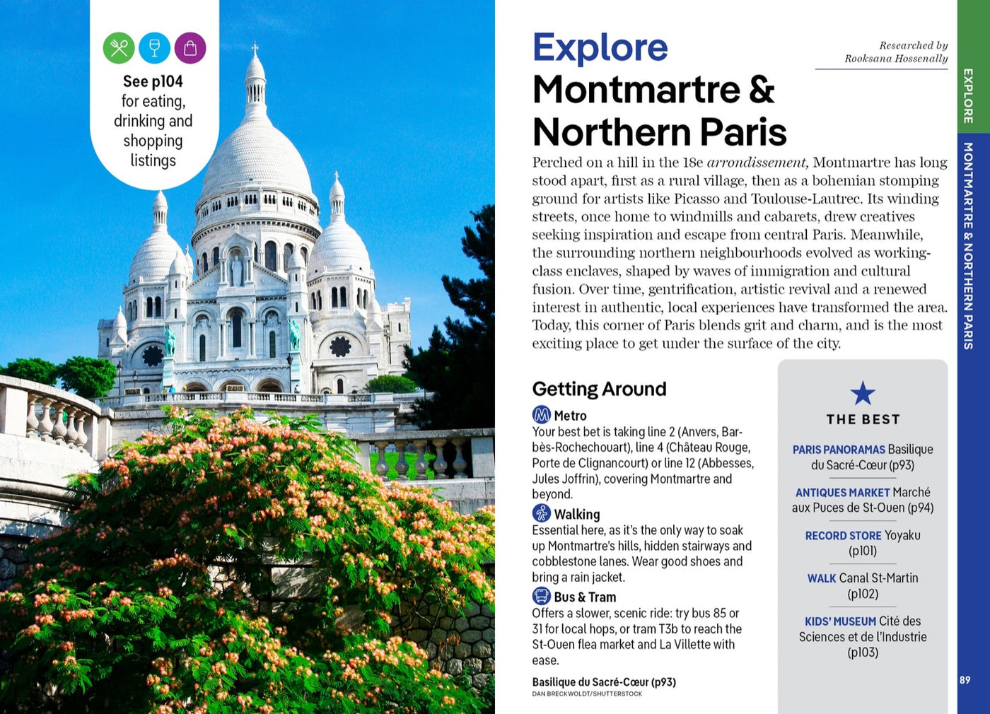 Lonely Planet Pocket Paris inside page 8