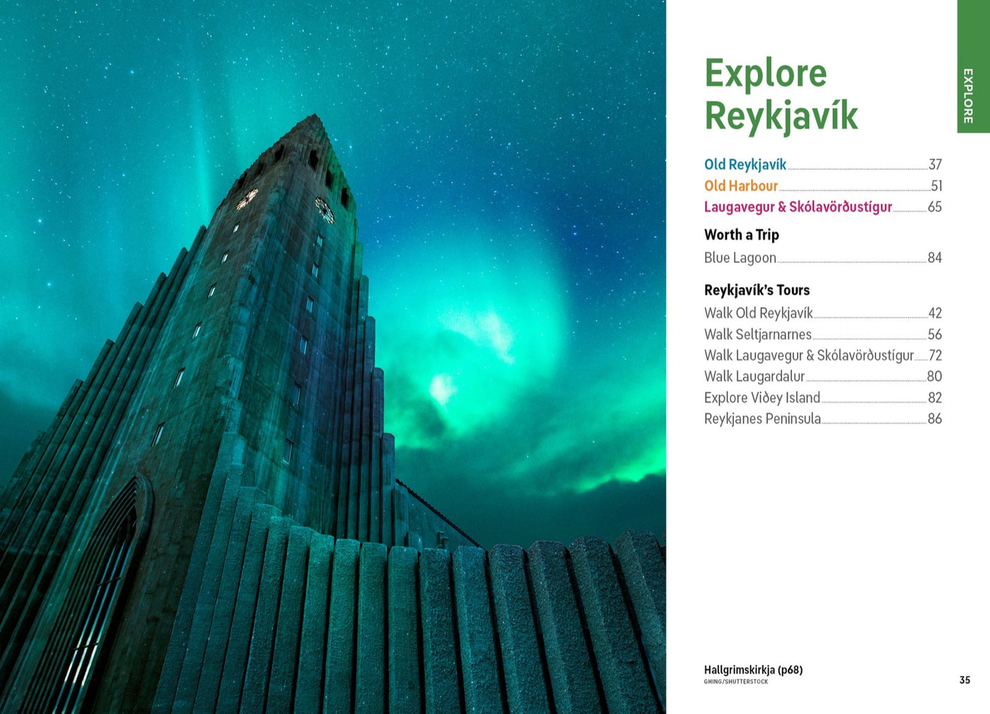 Lonely Planet Pocket Reykjavik & Southwest Iceland inside page 7