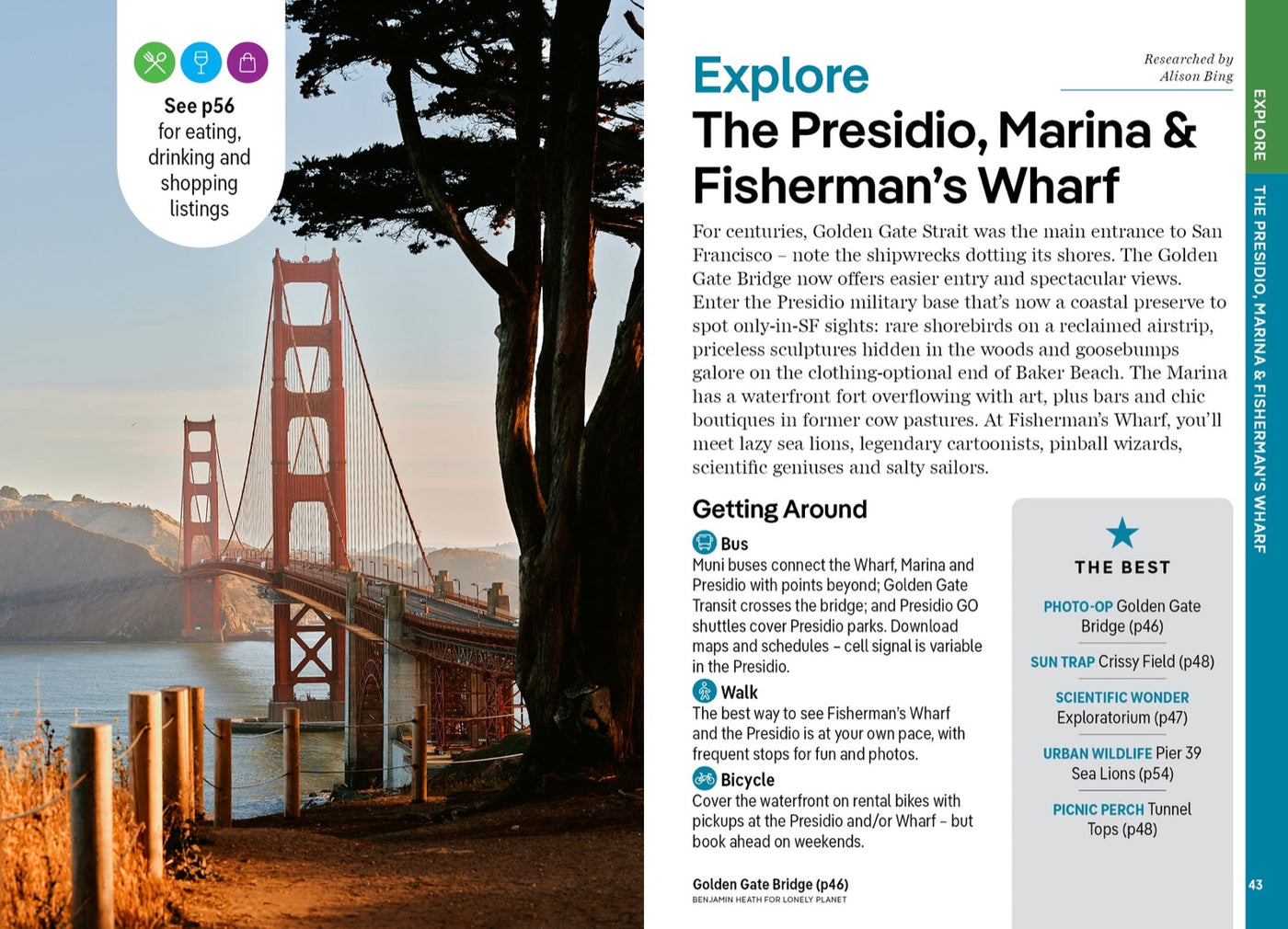 Lonely Planet Pocket San Francisco inside page 8