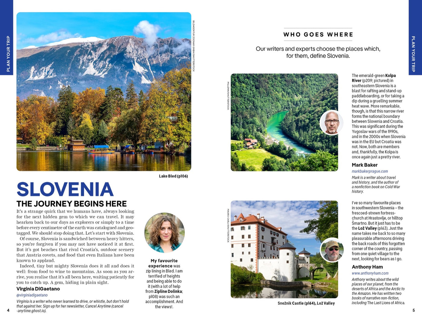 Lonely Planet Slovenia inside page 1