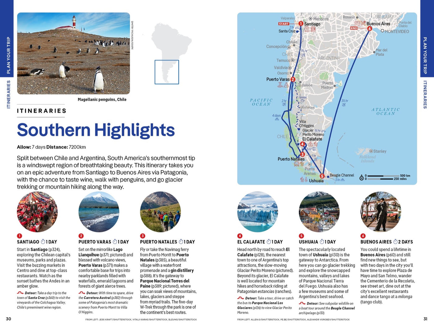 Lonely Planet South America inside page 5