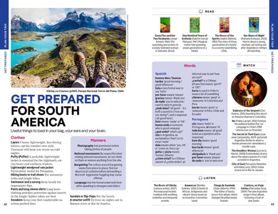 Lonely Planet South America inside page 7