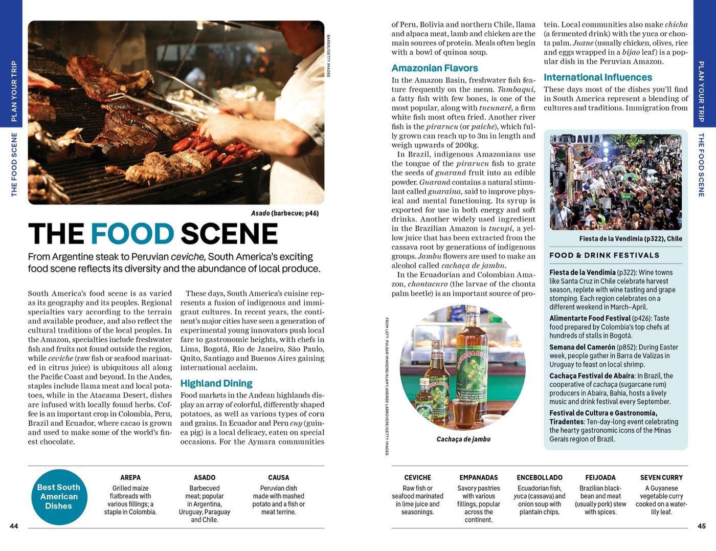 Lonely Planet South America inside page 8
