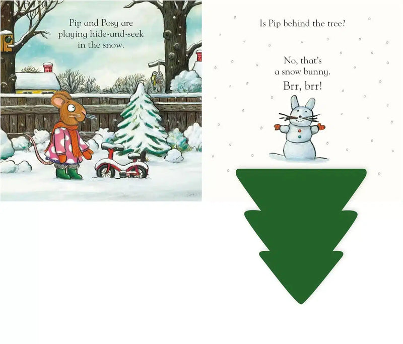 Pip and Posy At Christmas (Where are you? )(A Felt Flaps Book)(Axel Scheffler)-Fiction: 兒童繪本 Picture Books-買書書 BuyBookBook