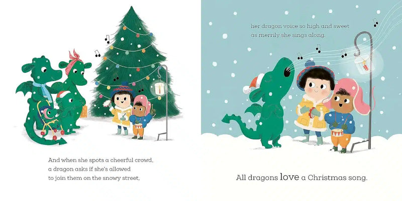 When a Dragon Loves Christmas (Caryl Hart)-Fiction: 兒童繪本 Picture Books-買書書 BuyBookBook