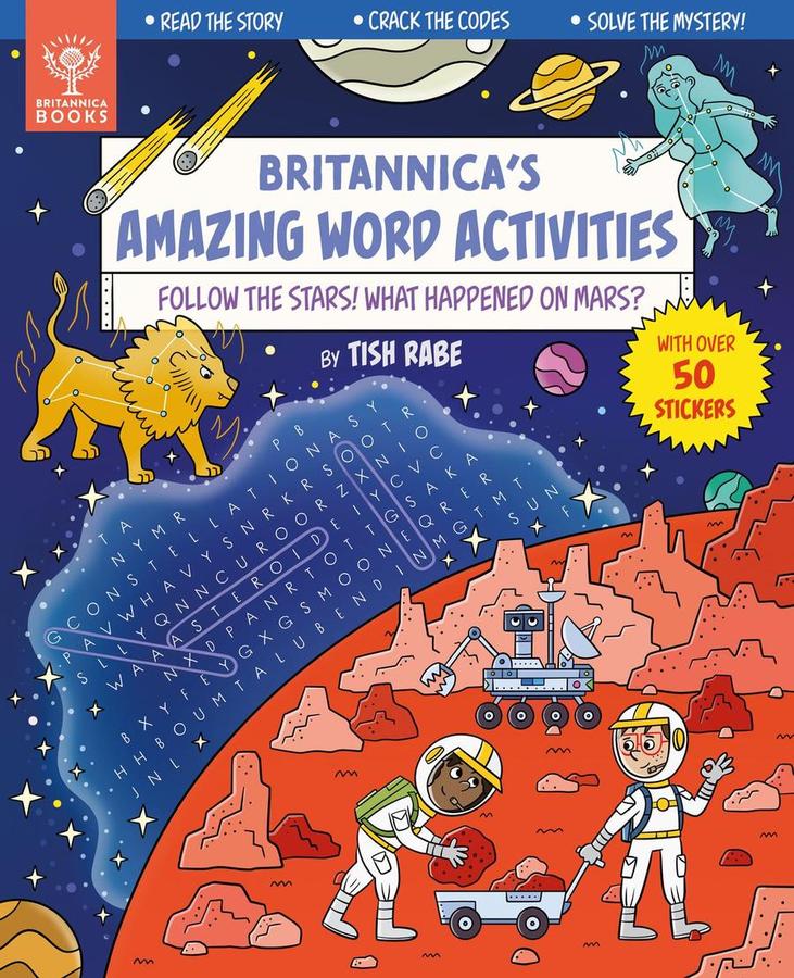Follow the Stars! What Happened on Mars? [Britannica’s Amazing Word Activities]-Children’s interactive and activity books and kits-買書書 BuyBookBook