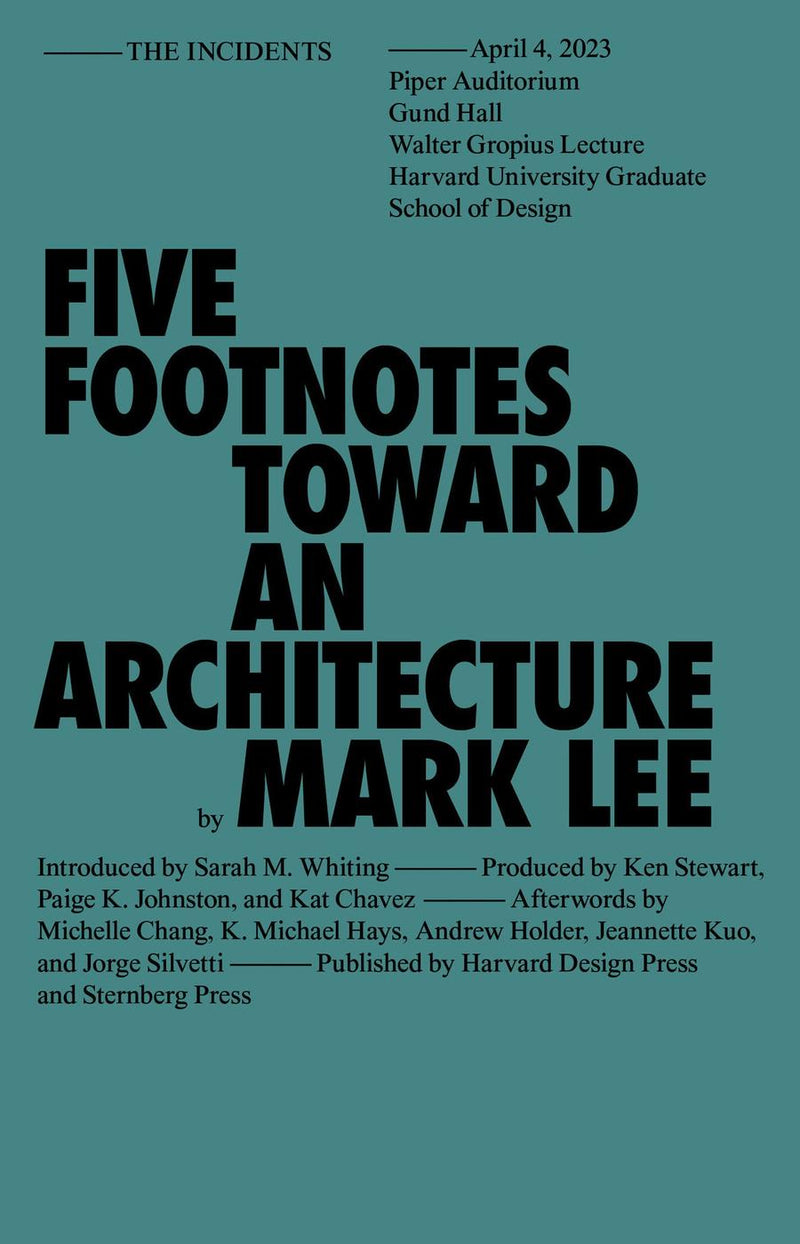 Five Footnotes Toward an Architecture-Design/ fashion/ architecture/ illustration-買書書 BuyBookBook