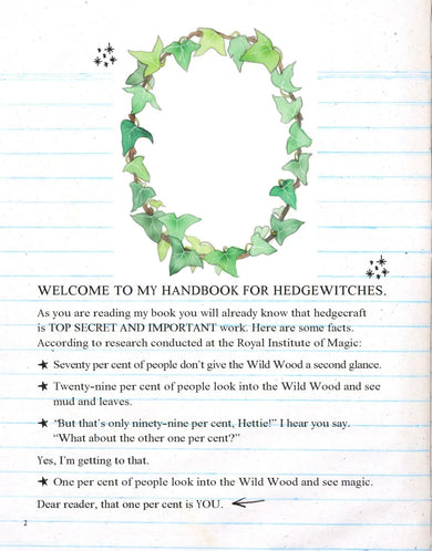 Hettie Nettle's Handbook for Hedgewitches US - Hardback