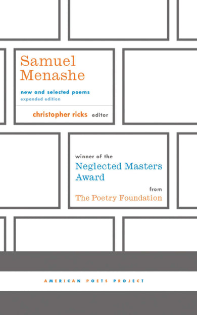 Samuel Menashe: New and Selected Poems-Poetry-買書書 BuyBookBook