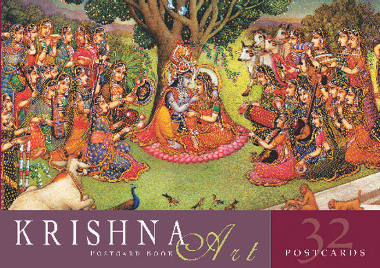 Krishna Art Postcard Book-Mind/ body/ spirit-買書書 BuyBookBook