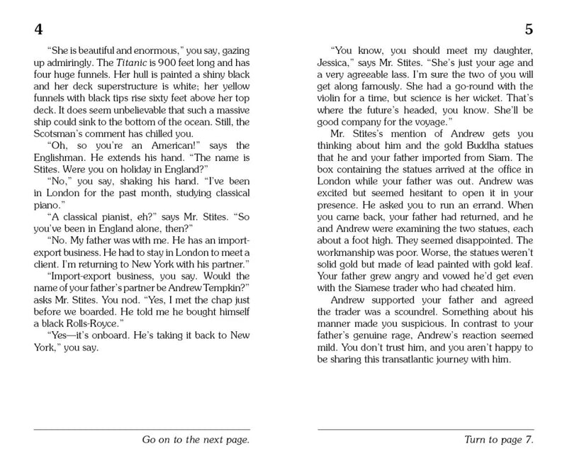 Terror on the Titanic US - Paperback / softback