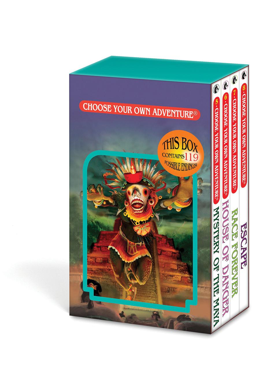 Choose Your Own Adventure 4-Book Boxed Set #2 (Mystery of the Maya, House Of Danger, Race Forever, Escape)-Children’s / Teenage fiction: Action and adventure stories-買書書 BuyBookBook