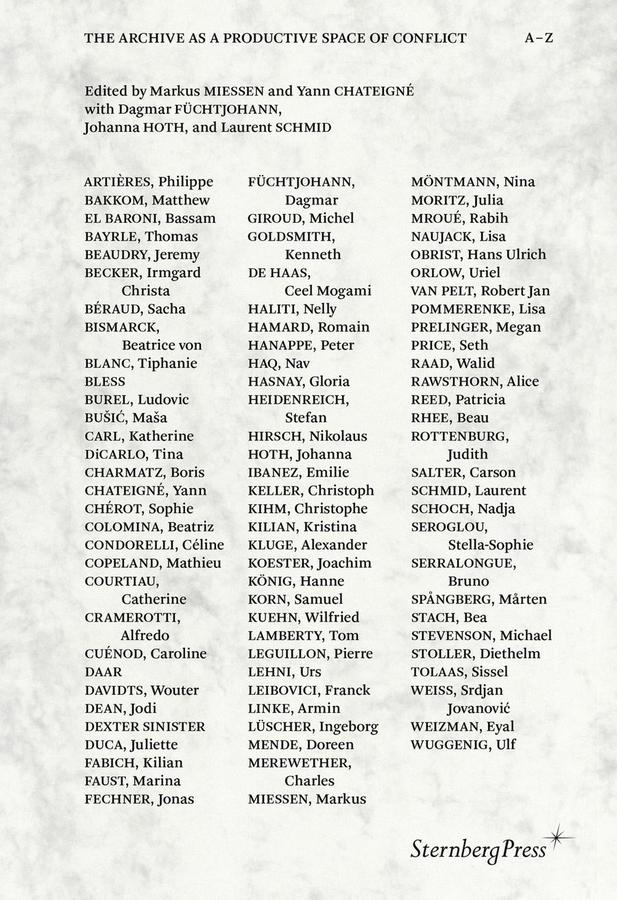 The Archive as a Productive Space of Conflict-Art: general-買書書 BuyBookBook