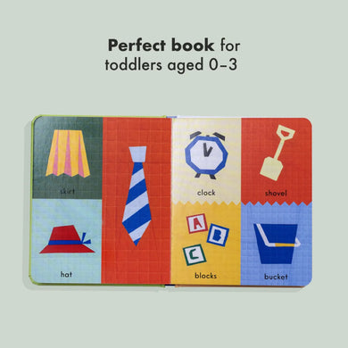 First Words with Cute Quilted Friends US - Board book