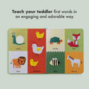 First Words with Cute Quilted Friends US - Board book