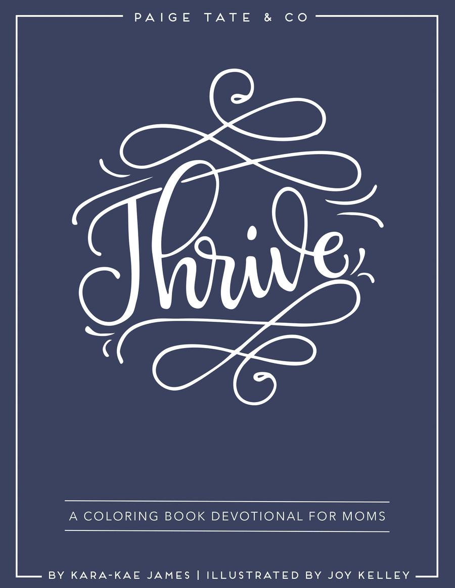 Thrive: A Coloring Book Devotional For Moms (Journaling and Creative Worship)-Lifestyle and Leisure-買書書 BuyBookBook