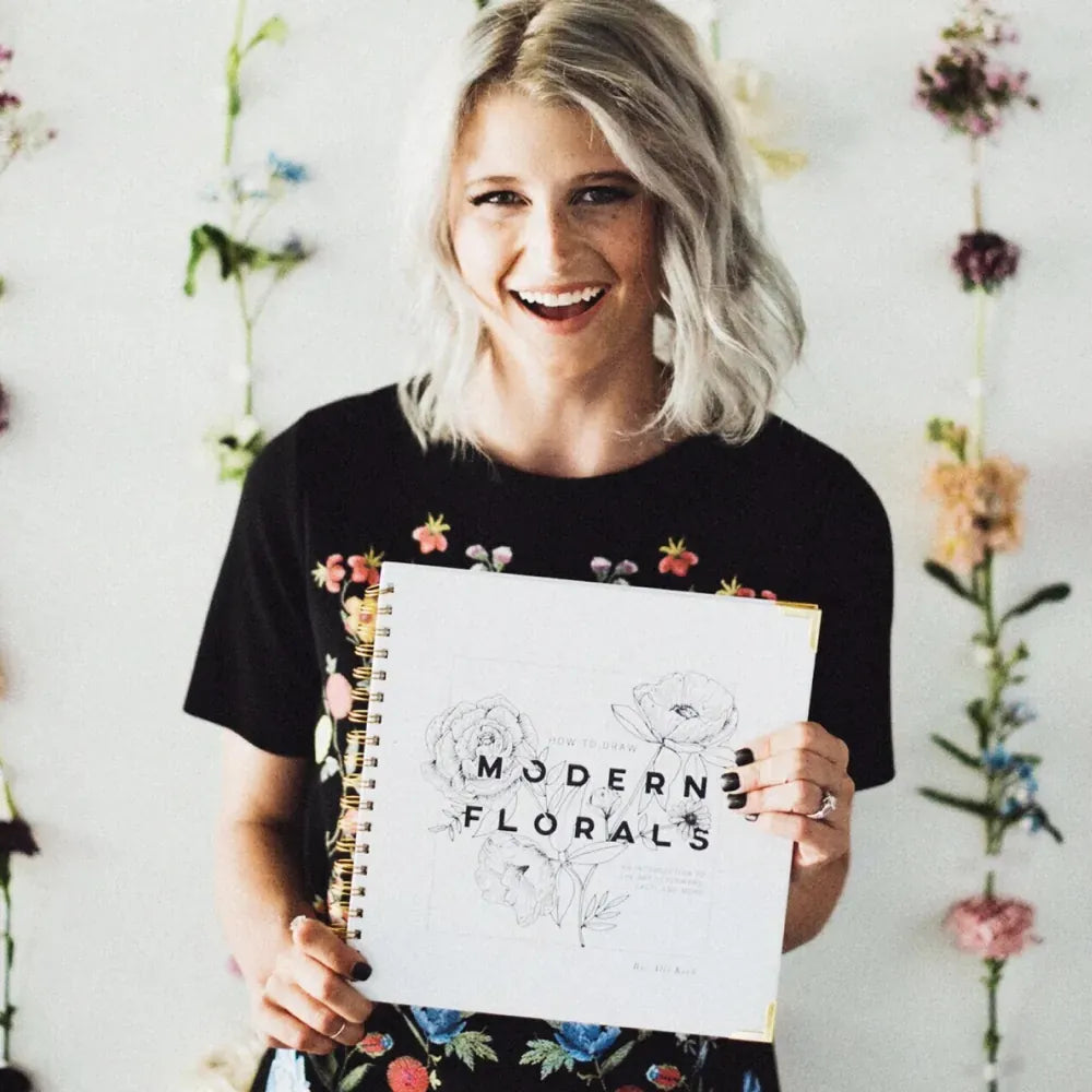 How To Draw Modern Florals US - Paperback / softback