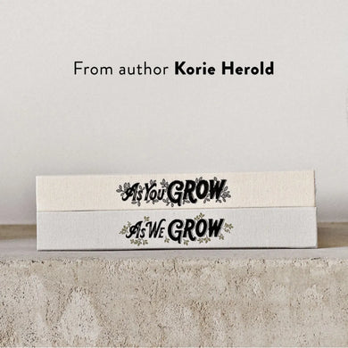 As You Grow US - Hardback