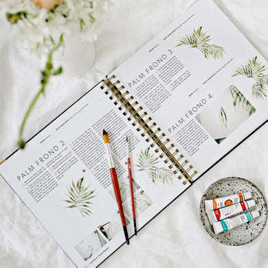 Modern Watercolor Botanicals US - Hardback