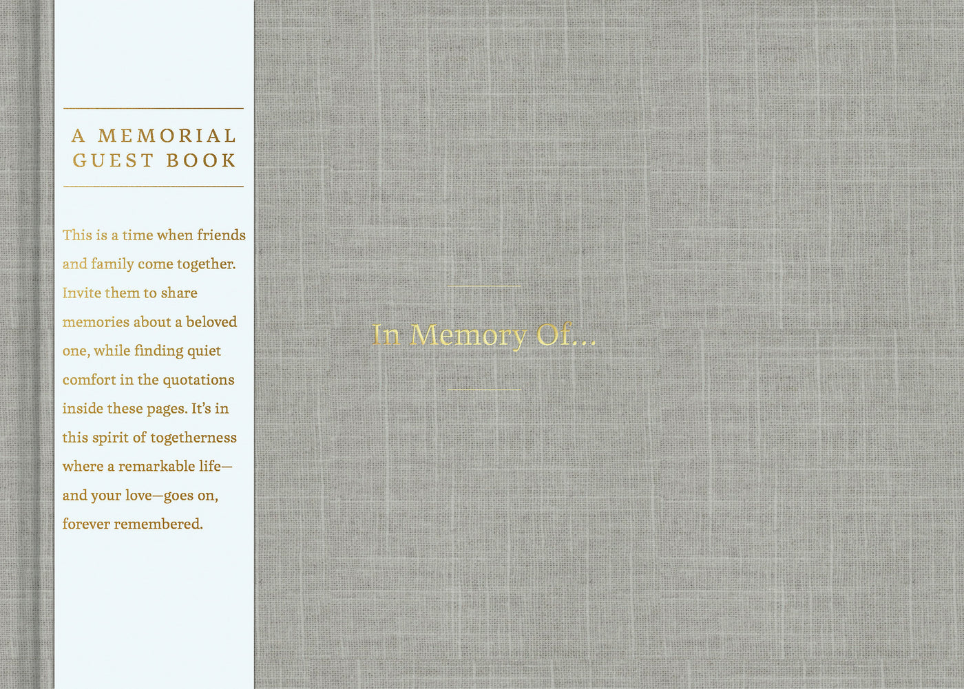 In Memory Of . . .
