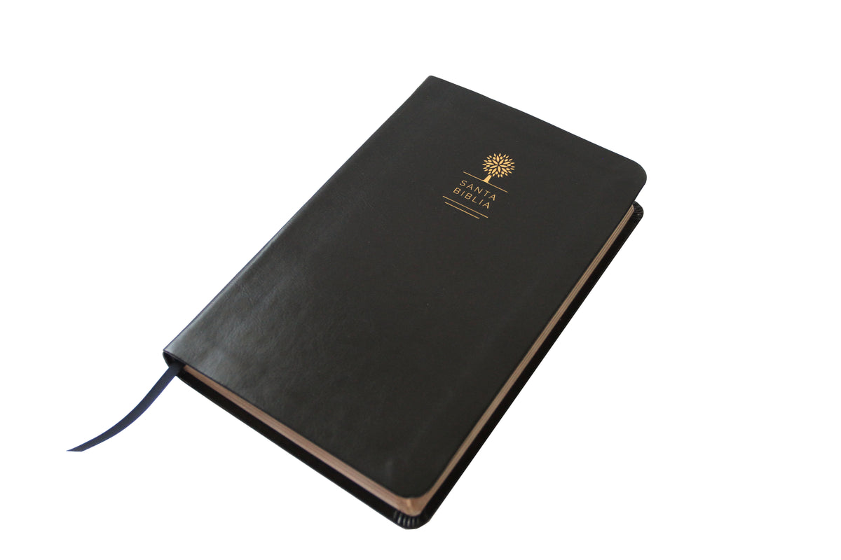 RVR60 Biblia tamaño grande, letra grande, piel negra / Reina Valera 1960 Bible Large size, large print, black leather interior 3 (ISBN 9781949061581)