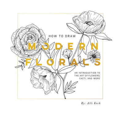 How To Draw Modern Florals (Mini)-Hobbies-買書書 BuyBookBook