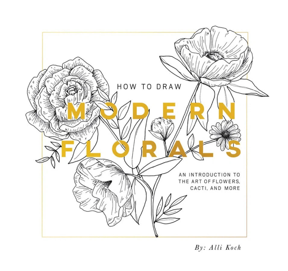 How To Draw Modern Florals (Mini)-Hobbies-買書書 BuyBookBook
