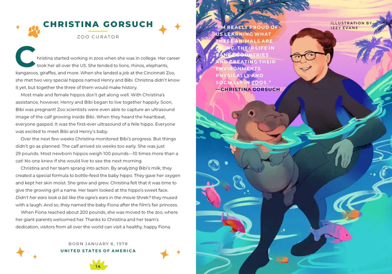 Rebel Girls Animal Allies: 25 Tales of Women Working with Wildlife US - Paperback / softback