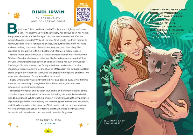 Rebel Girls Animal Allies: 25 Tales of Women Working with Wildlife US - Paperback / softback