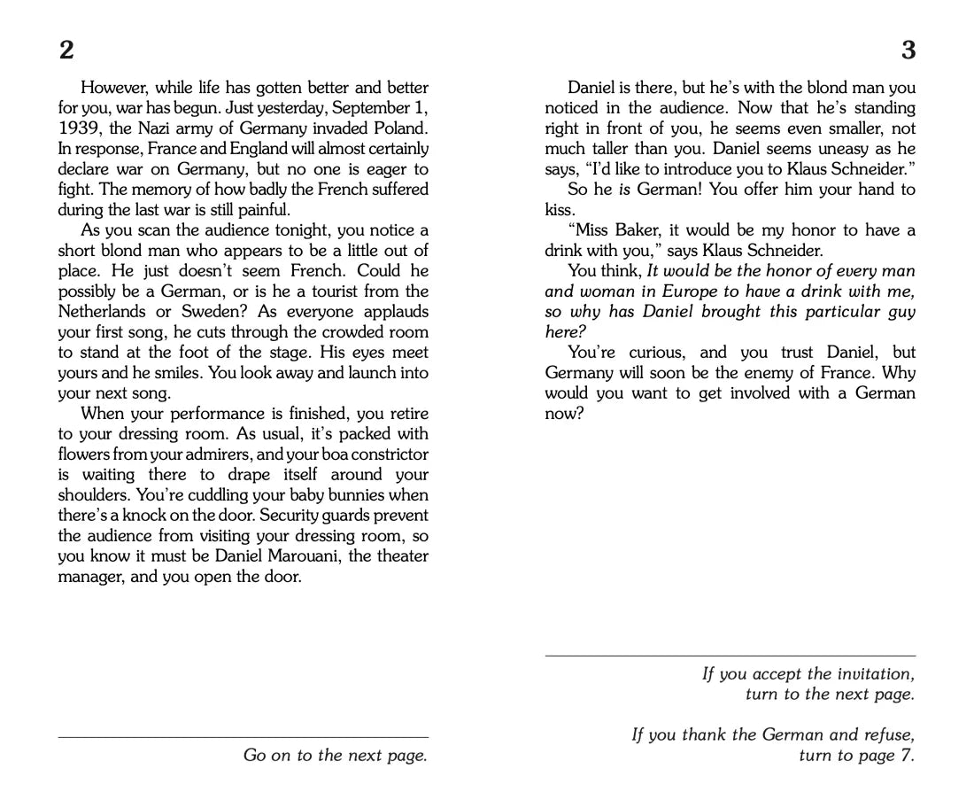 Choose Your Own Adventure Spies: Josephine Baker US - Paperback / softback