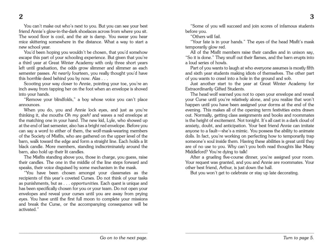 The Curse of Great Winter Academy US - Paperback / softback