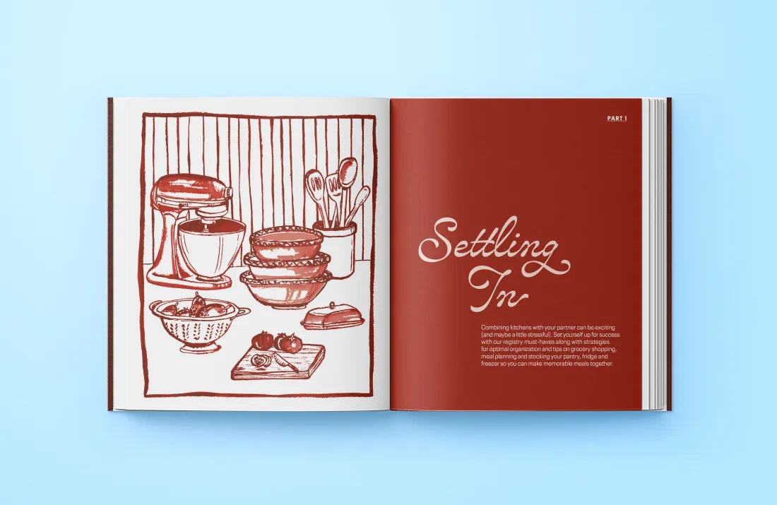 The Newlywed Cookbook US - Hardback