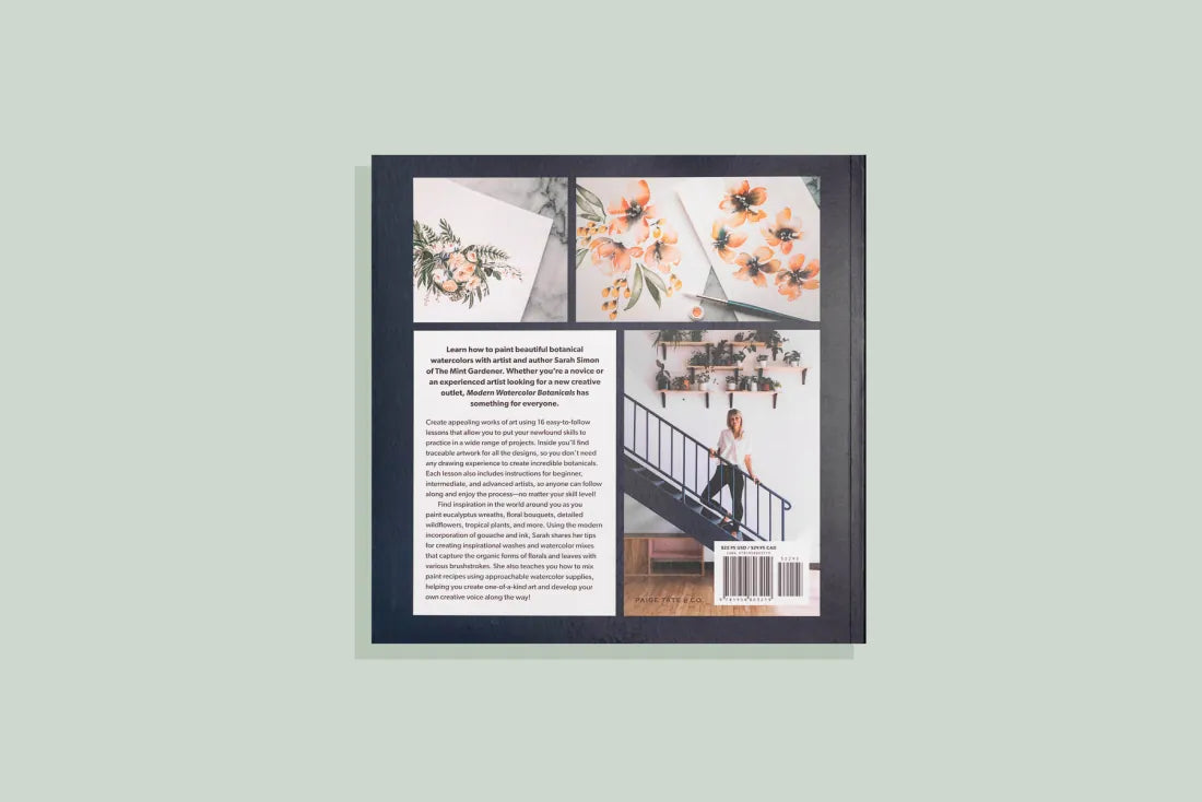 Modern Watercolor Botanicals US - Paperback / softback