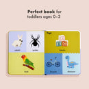 First Words with Cute Embroidered Friends US - Board book