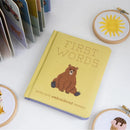First Words with Cute Embroidered Friends US - Board book