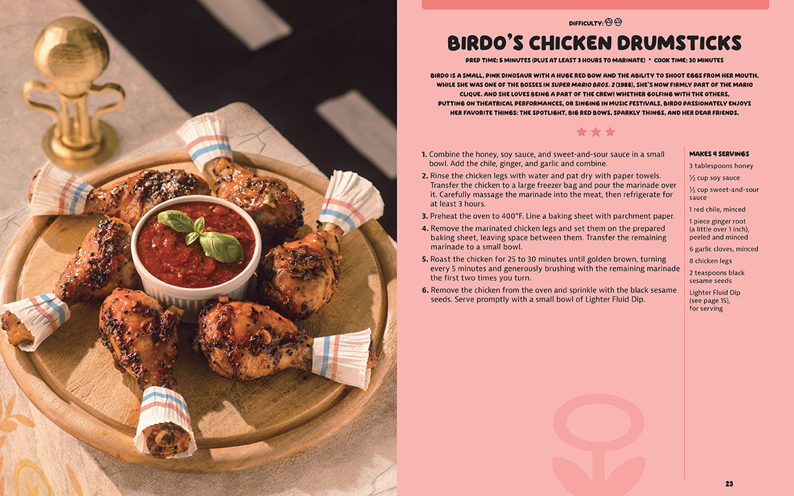Unofficial Super Mario Cookbook inside page 1