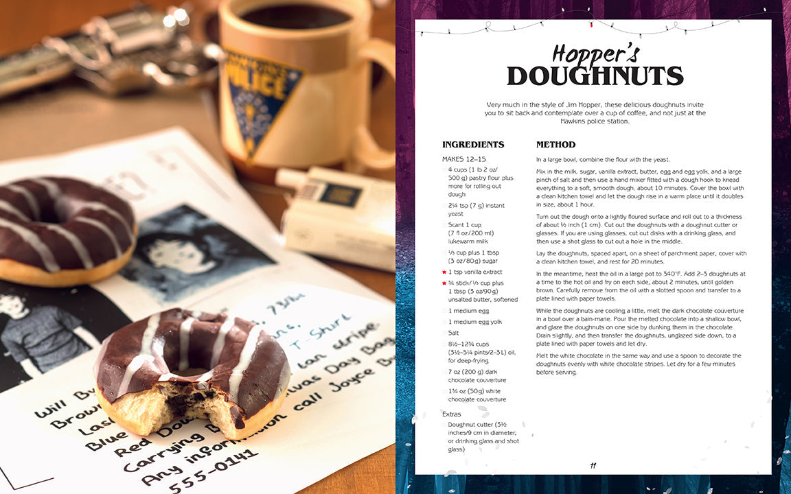 Unofficial Stranger Things Cookbook inside page 1