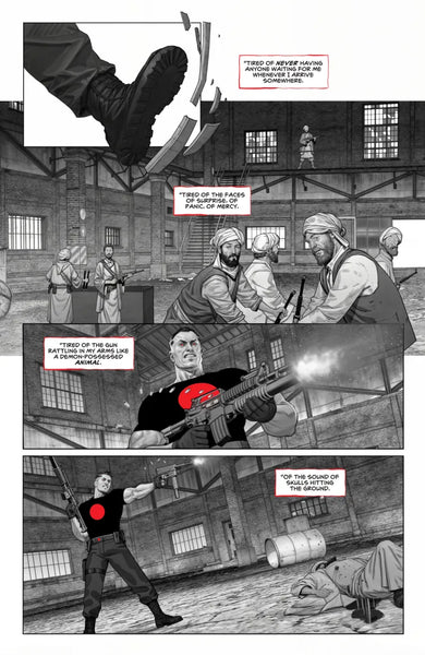 Black, White & Bloodshot US - Hardback