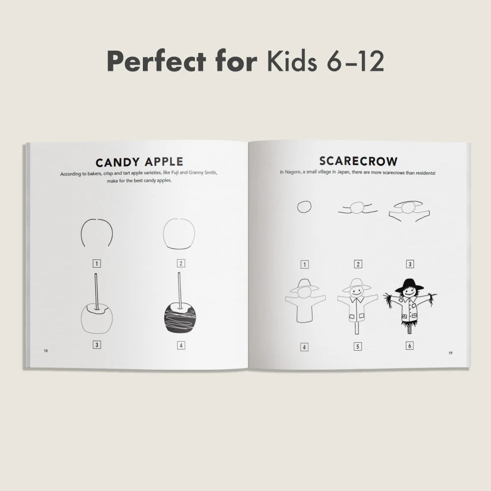 Fall Things: How to Draw Books for Kids with Pumpkins, Scarecrows, Turkeys and More US - Paperback / softback