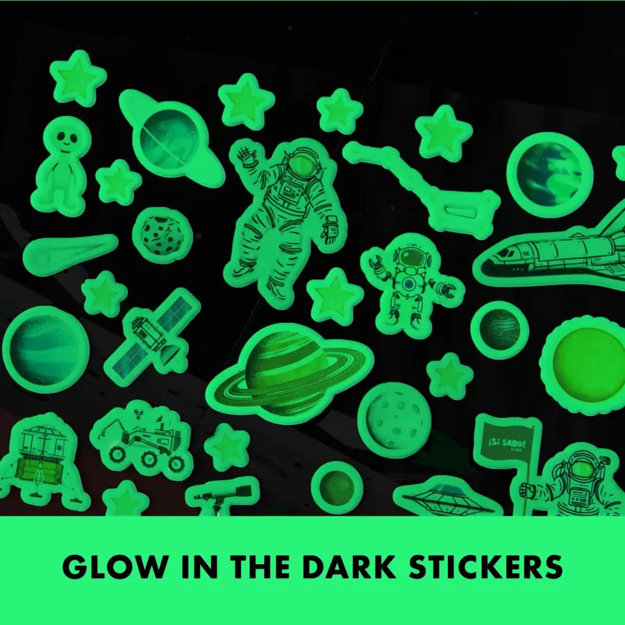 Sí Sabo Galaxy: A Bilingual Reusable Sticker Play Set US - Paperback / softback