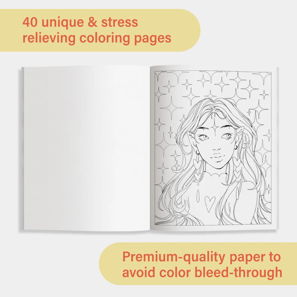 The Modern Manga Coloring Book US - Paperback / softback