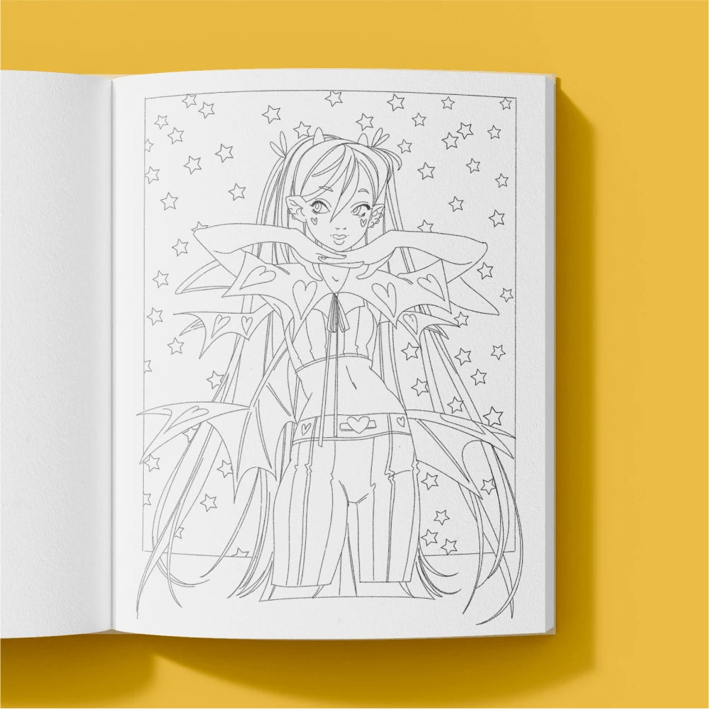 The Modern Manga Coloring Book US - Paperback / softback
